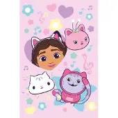 Tinisu Gabby's Dollhouse Fleecedecke 100 x 150 cm weiche Decke Puppenhaus