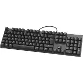 Hama MKC-650, Volle Größe (100%), Kabelgebunden, USB, Mechanischer Switch, QWERTZ, Anthrazit, Schwarz