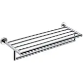 BRILLANTBAD BOMEGA Handtuchablage Messing Chrom poliert 555x120x265 mm für Bad & Küche >> zum Bohren