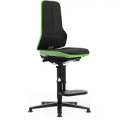 BIMOS Neon Hochstuhl Supertec Flexband grün Sitz 590-870 mm Permanentkontakt