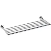 BRILLANTBAD BOMEGA Handtuchablage zum klappen Messing Chrom poliert 655x55x270 mm für Bad & Küche >> zum Bohren