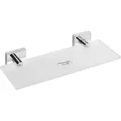 BRILLANTBAD META Glasablage Messing Chrom poliert 300x55x130 mm für Bad & Küche >> zum Bohren