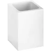 BRILLANTBAD MAXIMA Glashalter Polyresin Weiß 75x115x75 mm für Bad & Küche >> Freistehend anwendbar