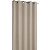 Arsvita Verdunkelungsgardine Ösen Shadow 135x175 cm Beige