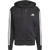 Adidas Sweatjacke "ESSENTIALS 3-STREIFEN" für Laufen und Sportmode, mit Reißverschluss