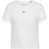 Nike W NSW RIB TGHT SS TEE BRAUN MIT MOTIV