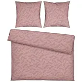Momax Bettwäsche Ferns XXL Mauve ca. 200x200cm