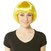 Buttinette Bob-Perücke, gelb