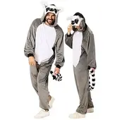 Buttinette Overall "Katta-Affe", grau
