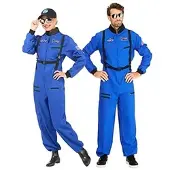 Buttinette Kostüm "Astronaut", blau, unisex