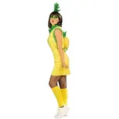 Buttinette Ananas-Kostüm "Fruity" für Damen