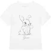 GUESS T-Shirt J6RI24 K6YW4 Weiß Regular Fit