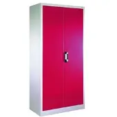 OTTO Office Stahlschrank mit Flügeltüren 93 x 195 cm rot, 93x195x40 cm