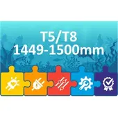 LEDaquaristik GmbH PRO2 LED Ersatz T5/T8 Röhren 1449-1500mm Aquarium Beleuchtung | Komplett-Set
