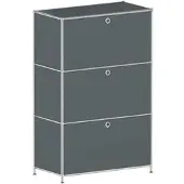 Viasit Kommode »System 4« grau, 77.9x118.1x40.4 cm
