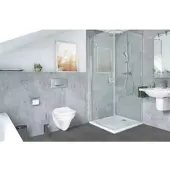 Hsk Wandverkleidung „RenoDeco“ 1500 × 2550 mm Struktur, Feinstein, Aschgrau