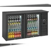 Casselin Barkühlschrank 2 Glastüren CAB2PV