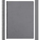 Clairefontaine 5x Spiralbuch Age Bag A4 kariert 40Bl grau - Grau 781425C