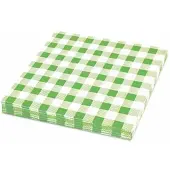VEPATIM 2000x Servietten Prägeservietten 33 x 33cm 1-lagig KARO grün