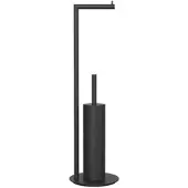 Frost - Nova 2 Toilettenpapierhalter und WC-Bürste freistehend, schwarz