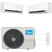 Midea Solstice 12/18 Duo Split Klimaanlagen Set Weiß