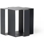 Studio Frederik Roije - Shifted Square Beistelltisch, dunkelgrau