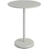 Muuto - Linear Steel Bistrotisch Outdoor, Ø 70 x H 95 cm, grau