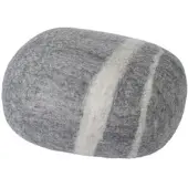 Myfelt - Kieselstein Pouf Carl 2XL, hellgrau meliert