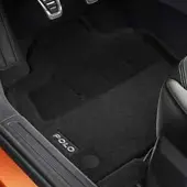 Volkswagen Polo Textilfußmatten "Optimat" Satz mit Schriftzug 2G1061445AWGK