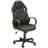 Momax Chefsessel in Grau/Schwarz