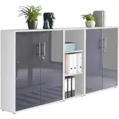 Mid.You Aktenschrank Office Edition Sw Set 8 Weiß/Anthrazit