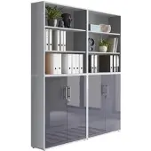 Mid.You Aktenschrank Office Edition Sw Set 11 Grau