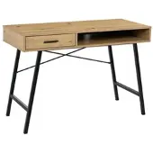 Momax Schreibtisch Scott Schwarz/Eiche Artisan