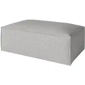 Bolia - Cosima Pouf 120 x 72 cm, Nantes hellgrau