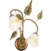 ONLI Wandlampe Miranda , dimmbar, bronze / altmessing, für Wohn- / Esszimmer, Metall, Florentiner, Wandleuchte, Wandlampe Innen