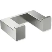 Hewi System 900 Q Doppelhaken 900Q90.001XA geschliffen, aus Edelstahl, 60x20x42mm