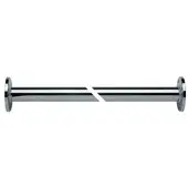Universal Brausevorhangstange mit Rosetten Baukastensystem, 1500mm, verchromt