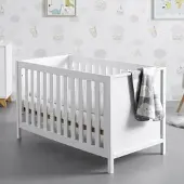 Bessagi Kids Gitterbett Maria Weiß ca. 70x140cm