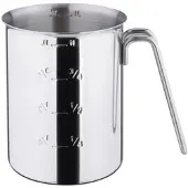 Weis Messbecher aus Edelstahl 1,0 Liter