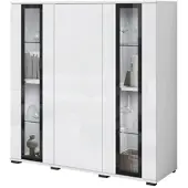 P&b Highboard Caro ca. 120x122 cm Weiß