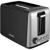 Insido Toaster Joser in Schwarz/Edelstahlfarben