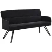 ByLiving Bank TINO in schwarz - B 160, H 94, T 67 cm | Gr.: onesize