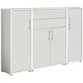 Mid.You Aktenschrank Office Edition Sw Set 16 Weiß