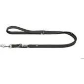 Hunter Verstellbare Führleine Malta 13/200, steingrau/schwarz