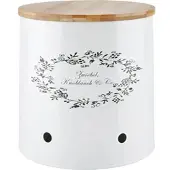 Zandiara Box mit Deckel Lore in Weiss ca. 7l