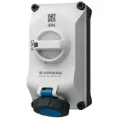 MENNEKES 5802306G Wandsteckdose DUO R 16A3P6h 230V IP67