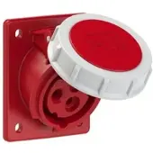 Pce 4132-9f78 CEE-Anbausteckdose schräg (70x85mm) 16A 3p 9h IP67 41329f78