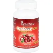 Biomenta GmbH Cranberry 1000+vitamin C vegan Kapseln