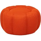 Momax Hocker Flower in Meshstoff Orange