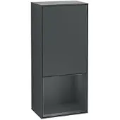 Villeroy & Boch Villeroy und Boch Finion Seitenschrank G550HGHG 41,8cm, rechts, Emotion, Regal unten Midnight Blue Matt, Midnight Blue Matt Lacquer